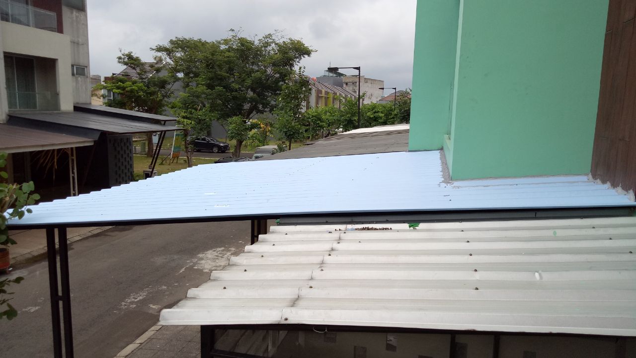 Canopy Atap  Upvc  Rooftuff Citra 7 Jakarta Barat Baja 