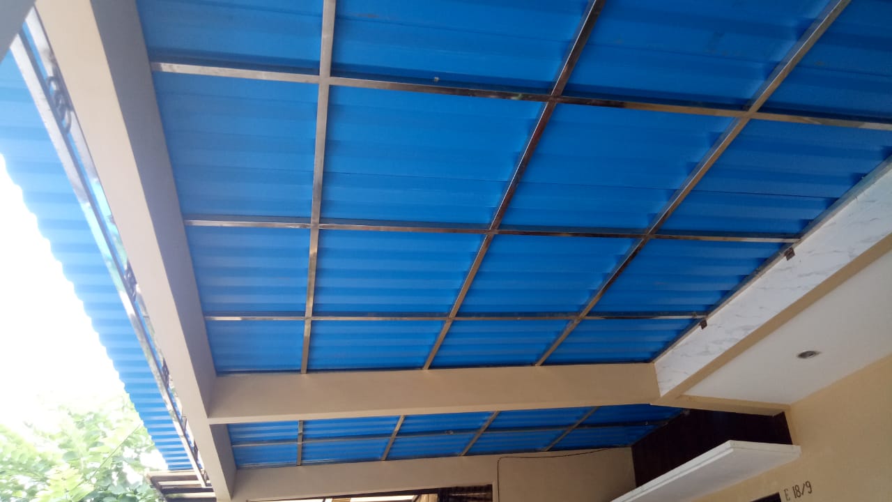 Canopy Atap  Upvc  Rooftuff Citra 7 Jakarta Barat Baja 